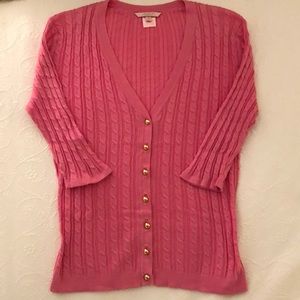 Pink Tartan Cardigan